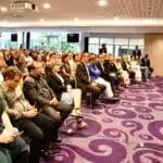 Cuban President Miguel Díaz-Canel speaks at the People's Summit in Brussels, Belgium, July 17, 2023. Photo: Ministry of External Relations of Cuba.