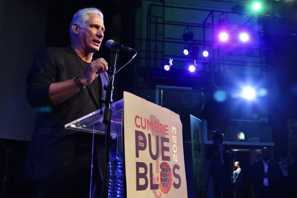 Cuban President Miguel Diaz Canel. Photo: Resumen Latinoamericano/File photo.
