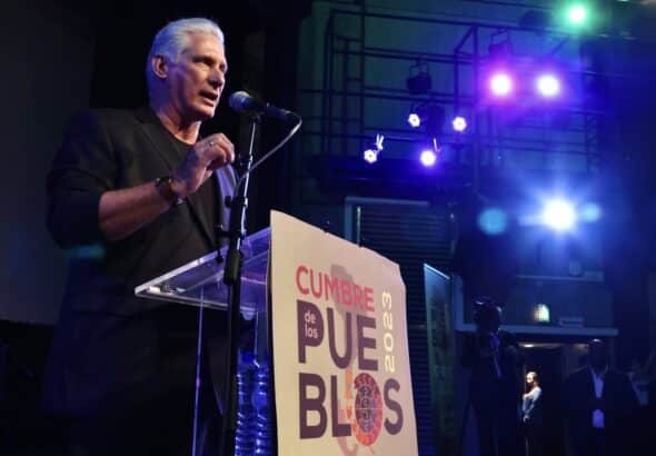 Cuban President Miguel Diaz Canel. Photo: Resumen Latinoamericano/File photo.