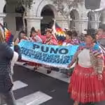 Puno delegation requests resignation of Dina Boluarte. Photo: @RamiroteleSURtv