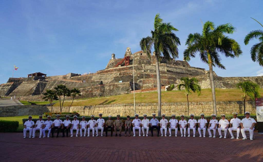 US Southern Command Chief General Laura Richardson participates in the 200th anniversary of the Colombian Navy in Cartagena, Colombia. Photo: Twitter/@Southcom.