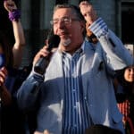 Guatemalan presidential candidate Bernardo Arévalo. Photo: Reuters.