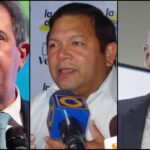 From left to right: Adan Celis, Andres Velasquez and Luis Oliveros. Photo: RedRadioVE.