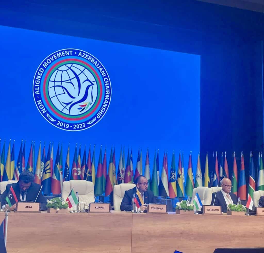 Summit of the Foreign Ministers of the Non-Aligned Movement (NAM), in Baku, Azerbaijan. Photo: NAM.