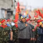President Maduro defending the achievements of the civic-military union in maintaining peace and national defense. Photo: Últimas Noticias.