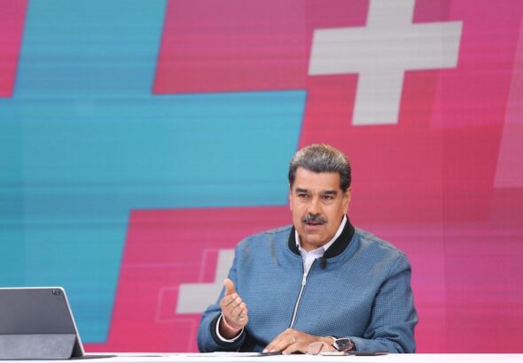 Venezuelan President Nicolás Maduro during his weekly show Con Maduro+. Photo: Presidential Press.