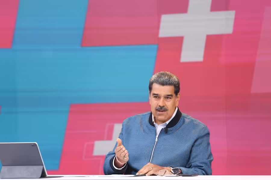 Venezuelan President Nicolás Maduro during his weekly show Con Maduro+. Photo: Presidential Press.