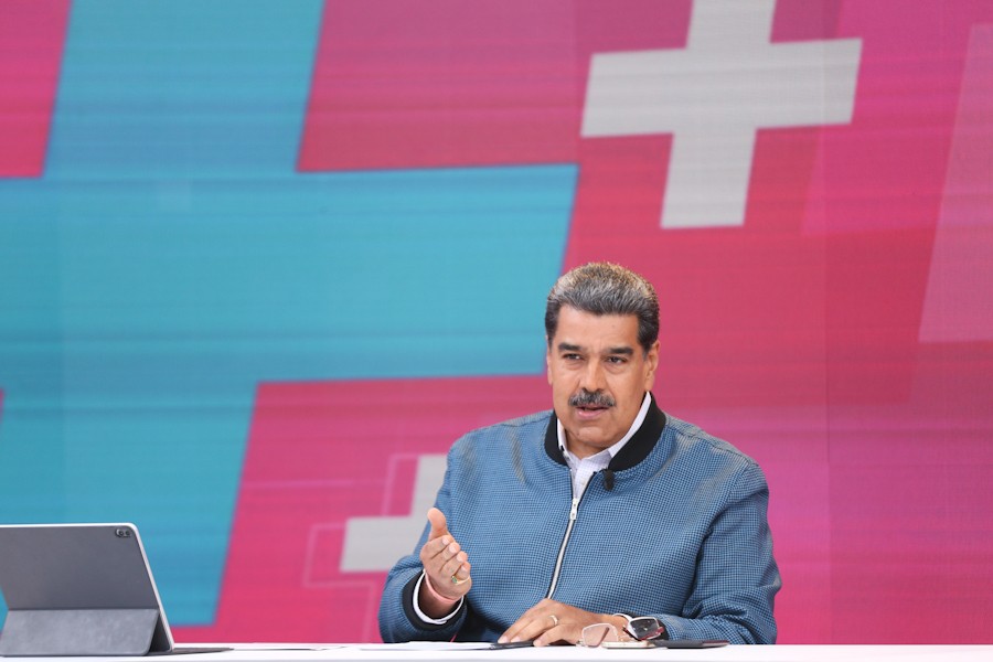 Venezuelan President Nicolás Maduro during his weekly show Con Maduro+. Photo: Presidential Press.