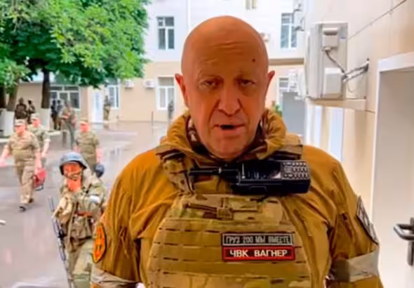 Prigozhin. Photo: screenshot from his Telegram channel.