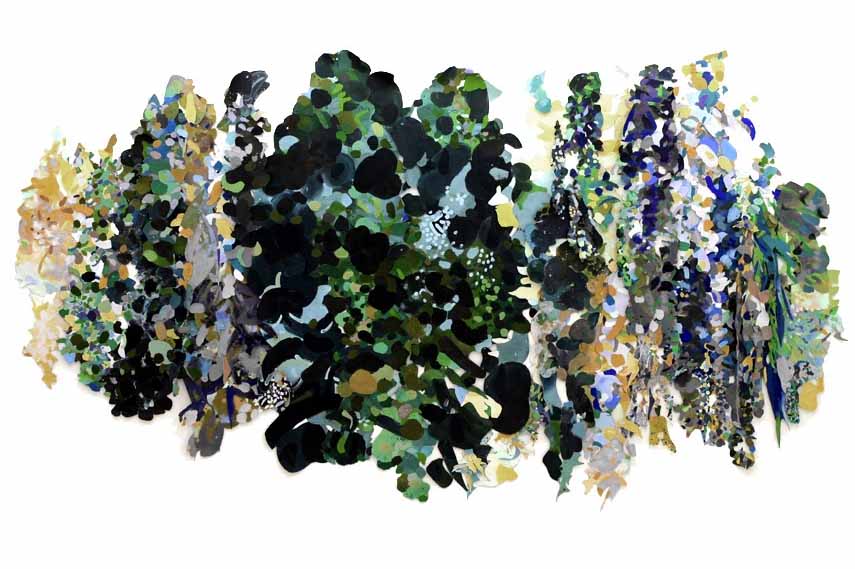 Samia Halaby (Palestine), Palestine, from the Mediterranean Sea to the Jordan River, 2003. Photo: The Tricontinental.