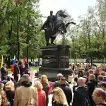 Inauguration ceremony of the statue of Simón Bolívar in Moscow, Russia. Photo: Alexey Filippov/Sputnik.