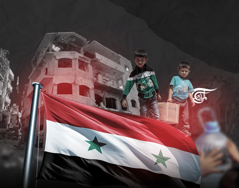 Syrian children are suffering from severe malnutrition due to 12 years of US proxy war and economic blockade. Photo: Al Mayadeen.