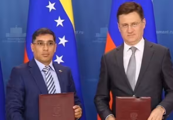 Minister Pedro Tellechea led the signing of the agreement. (Foto: PDVSA).