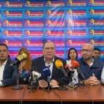 UNT's board informing on its decision of withdrawing from opposition primaries. Photo: RedRadioVE.