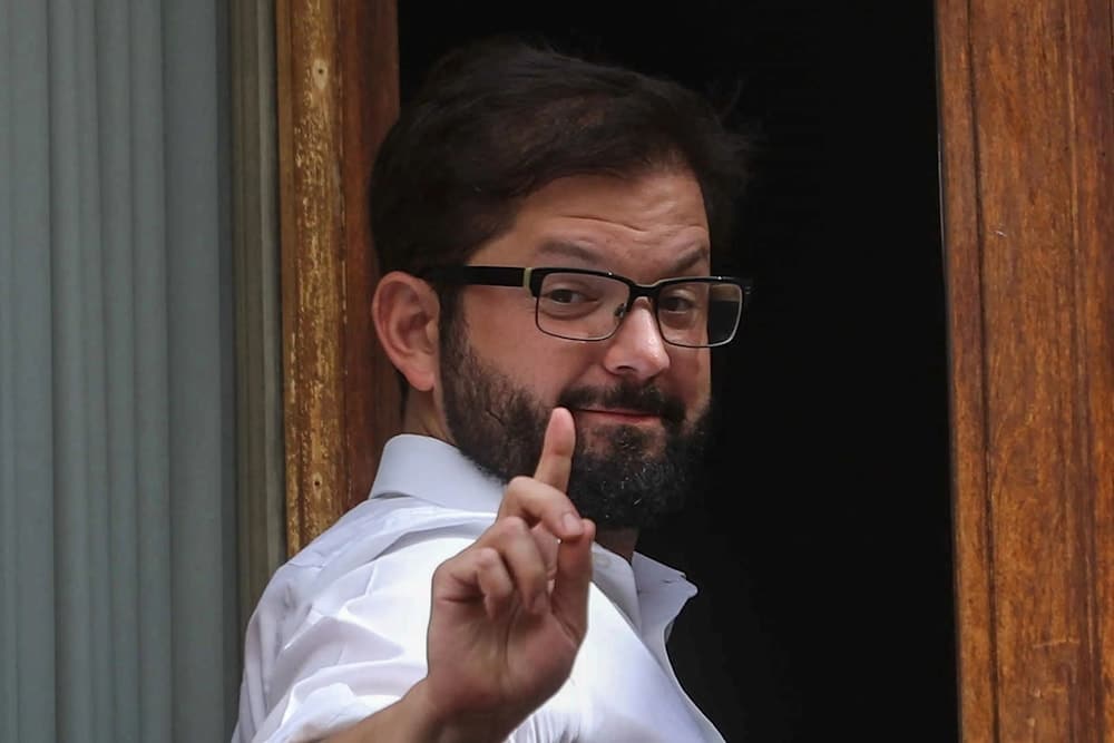 Chilean President Gabriel Boric. Photo: Al Mayadeen.