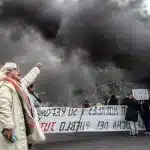 Indigenous people protest for land in Jujuy, Argentina. Photo: VoveTucuman/File photo.