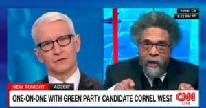 CNN interview of US presidential candidate Cornel West. Photo: caitlinjohnstone.com/file photo.