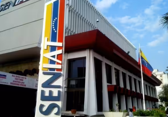 Office of the national tax authority of Venezuela, SENIAT. Photo: Radio Miraflores/File photo.