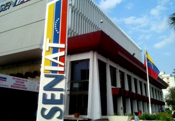 Office of the national tax authority of Venezuela, SENIAT. Photo: Radio Miraflores/File photo.