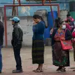A line of voters in Guatemala. Photo: The Seattle Times.