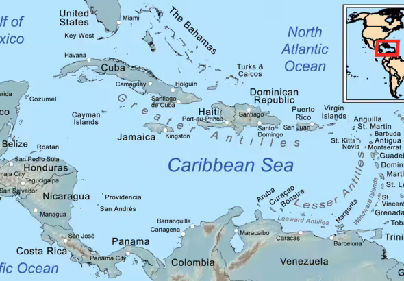 Venezuela and the Caribbean region. Photo: Black Agenda Report.