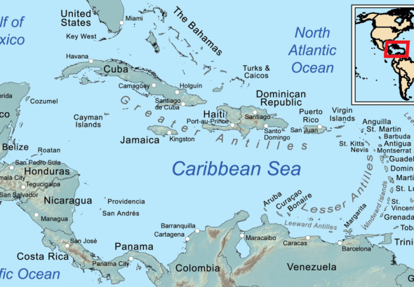 Venezuela and the Caribbean region. Photo: Black Agenda Report.