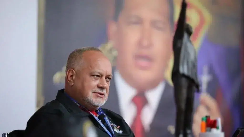 PSUV first vice president, Diosdado Cabello, during episode 444 of his show Con el Mazo Dando, on Wednesday, August 30, 2023. Photo: Con el Mazo Dando.