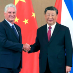 Chinese President Xi Jinping meets with Cuban President Miguel Diaz-Canel on the sidelines of the 15th BRICS Summit in Johannesburg, South Africa, August 23, 2023. Photo: Xinhua.