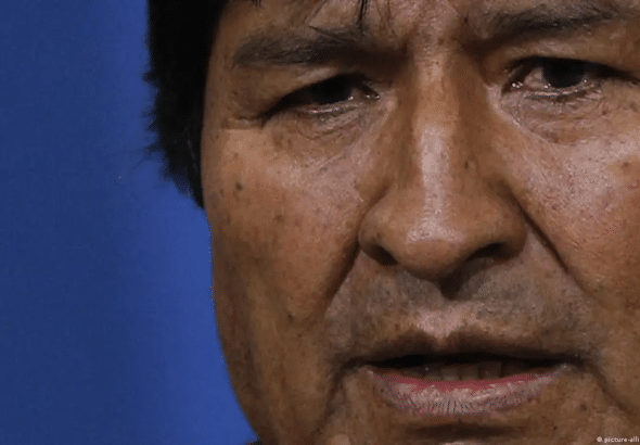 Former Bolivian President Evo Morales. Photo: picture-alliance/AP Photo/J. Karita.