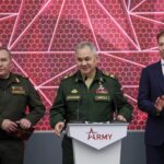 Russian Defense Minister Sergey Shoigu inaugurates the International Military-Technical Forum, ARMY 2023, in Moscow, Russia. Photo: Defense Ministry of the Russian Federation.