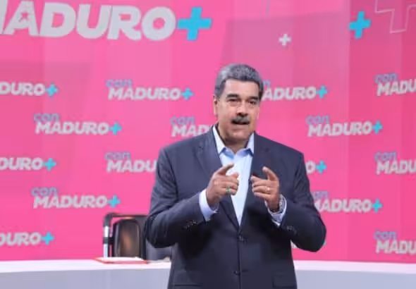 Venezuelan President Nicolás Maduro during the Con Maduro+ program. Photo: Con Maduro+. 