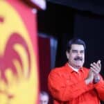 Venezuelan President Nicolas Maduro during a PCV event announcing its endorsement of his 2018 presidential candidacy in February 2018. Photo: Presidential Press.