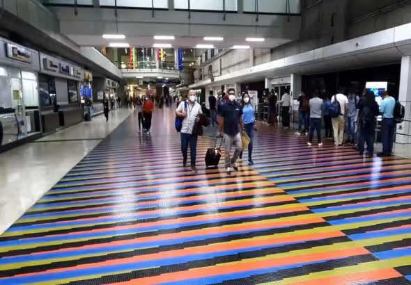 Tourists arriving at Simón Bolívar International Airport in Maiquetía, Venezuela. Photo: File photo.