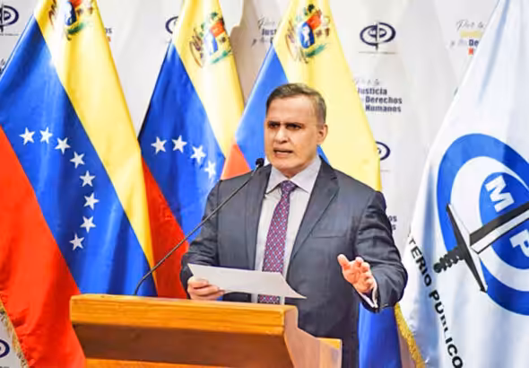 Venezuelan Attorney General Tarek William Saab in a press conference. File photo.