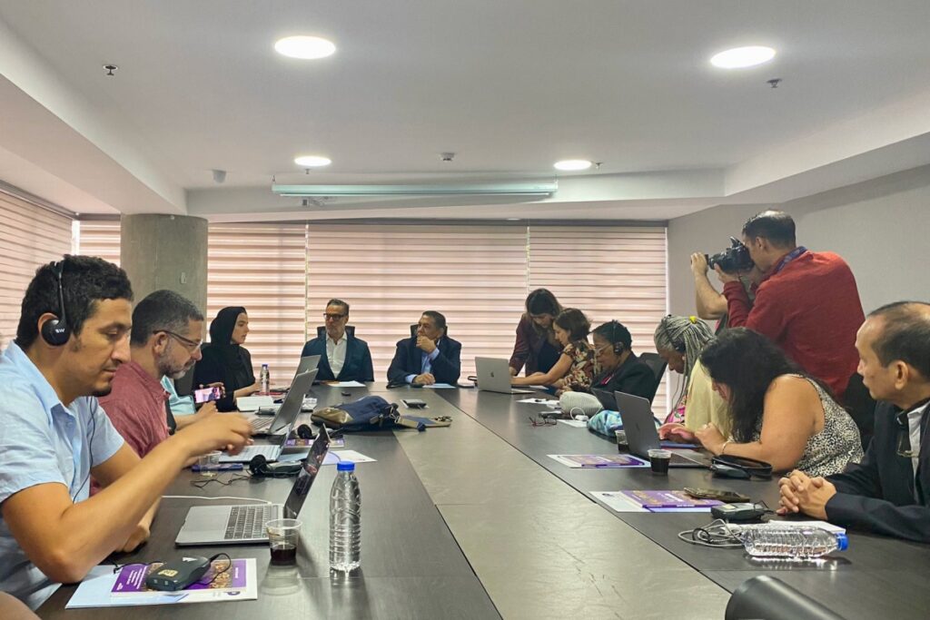 The initiative by legal experts, academics and activists looks to investigate and denounce US-led economic coercive measures. Photo: @adriennepine.