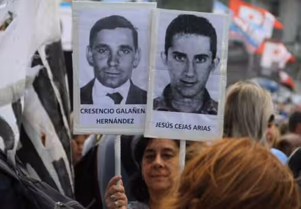 Jesús Cejas Arias and Crescencio Galañena are among the 5,577 Cuban victims of the Argentine military dictatorship (1976-1983). Photo: Presna Latina.