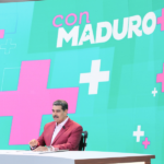 Venezuelan President Nicolas Maduro during his television show Con Maduro+. Photo: Venezuela's Presidential Press.