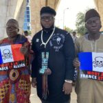 The African Black Defense League (LDNA) demonstrates in front of the Ministry of the Armed Forces and compares France to the Islamic State. She calls on “the African population and the diaspora to show their hostility towards the French army”. Photo: Peoples Democracy/File photo.