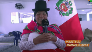 Martha Mamani Huacca. Photo: teleSUR.