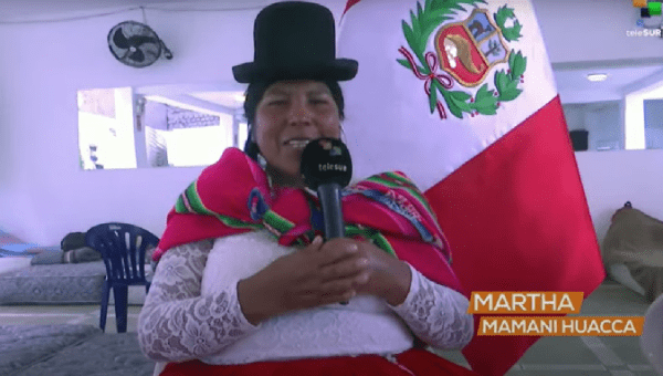 Martha Mamani Huacca. Photo: teleSUR.