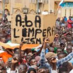 Protests in Niger denouncing European imperialism in the African continent. Photo: PSUV official site.