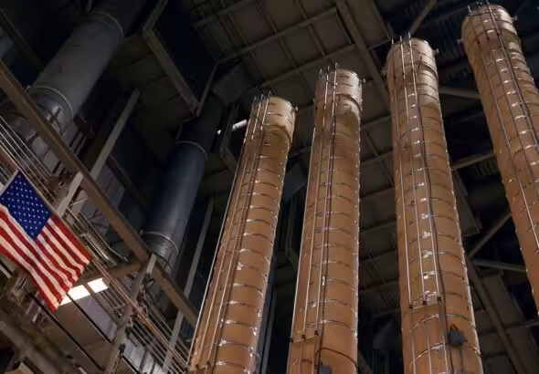 Uranium enrichment centrifuges in Ohio. Photo: Brian Kaiser/The New York Times/File photo.