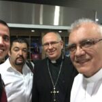 Selfie taken by former deputy Juan Guaidó (left) with Cardinal Baltazar Porras (right) in 2016. Photo: JGuaido FB/File photo.
