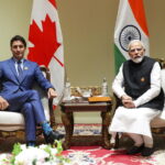 Justin Trudeau - Prime Minister of Canada (left) Narendra Modi - Prime Minister of India (right). Photo: Yves Engler/File photo.