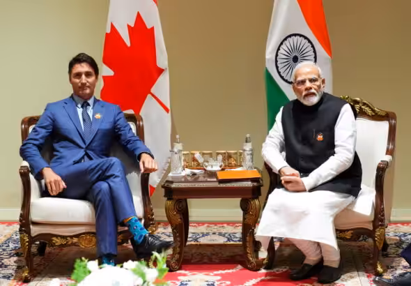 Justin Trudeau - Prime Minister of Canada (left) Narendra Modi - Prime Minister of India (right). Photo: Yves Engler/File photo.
