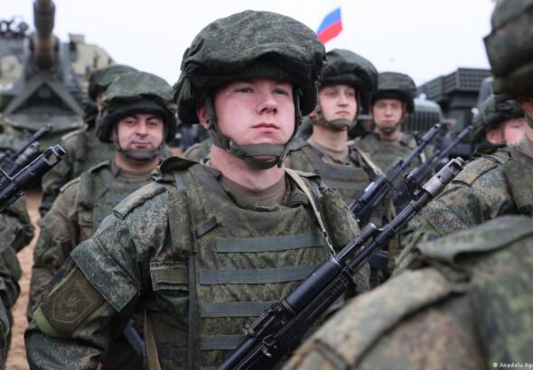 Military maneuvers held by Belarus and Russia in September, 2021. Image: Anadolu Agency.