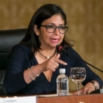 The vice president of Venezuela, Delcy Rodríguez. Photo: EFE.