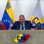 Venezuela's National Electoral Council President Elvis Amoroso issues statements to the press. Photo: RT/File photo.