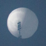 The Chinese balloon that crossed into US airspace in February 2023, likely by accident. Photo: Geopolitical Economy/File photo.