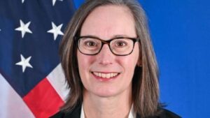 The new chargé d'affaires of the United States, Debra Hevia. Photo: US Embassy in Bolivia.